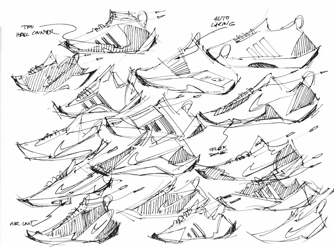 Footwear Design Sketch