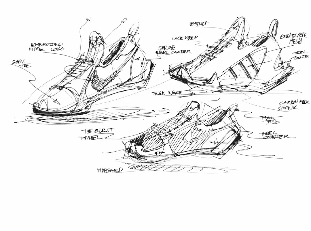 Footwear Design Sketch