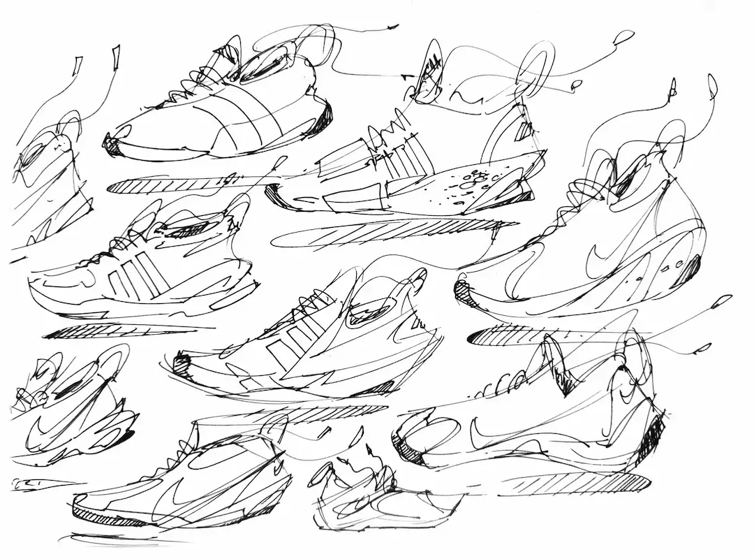 Footwear Design Sketch