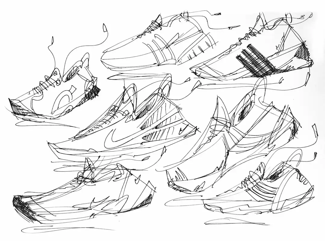 Footwear Design Sketch