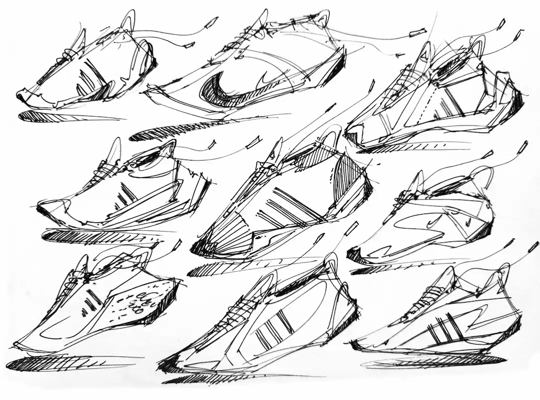 Footwear Design Sketch