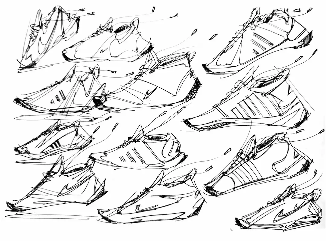 Footwear Design Sketch